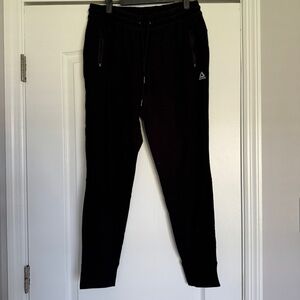 Reebok black jogger sweatpants